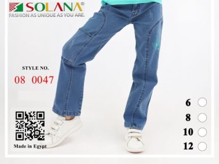 بنطلون جينز بناتي مقاسات 6-8-10-12 سنه